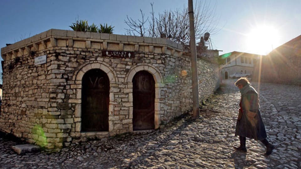 Berat, die «Stadt der tausend Fenster» in Albanien.
