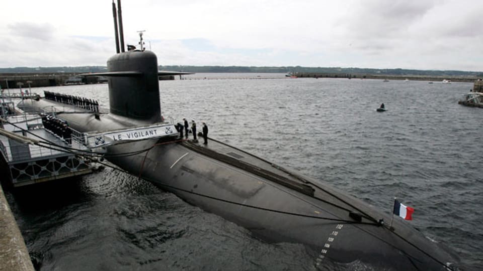 Frankreich besitzt nur vier Atom-U-Boote mit 16 Raketen. Bild: «Le Vigilant» ist eines davon.