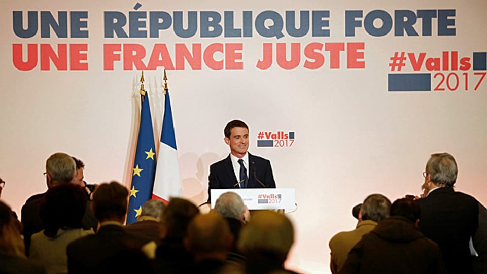 Eine Pause bei der EU-Erweiterung, Reformen für die Wirtschaft. So zieht der französische Sozialist Manuel Valls in den Vorwahlkampf. «Das Rennen ist noch nicht gelaufen», sagt er. Ist das mehr als eine Beschwörung?