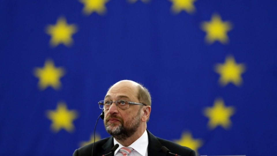 Der zurückgetretende EU-Parlamentspräsident Martin Schulz. Heute bestimmt das Parlament seine Nachfolge.