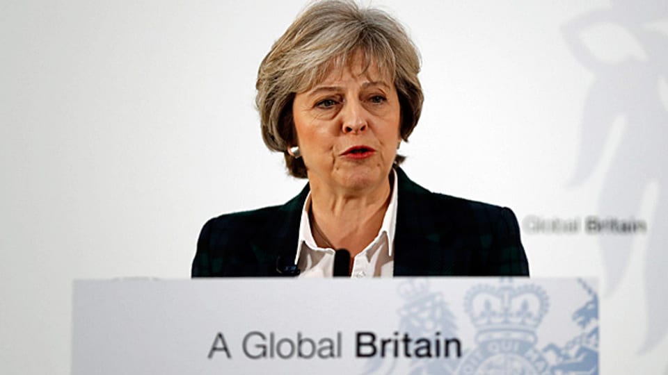 «Wir streben nicht danach, an Häppchen der Mitgliedschaft festzuhalten, wenn wir gehen», sagte die britische Premierministerin Theresa May in ihrer «Brexit»-Rede.