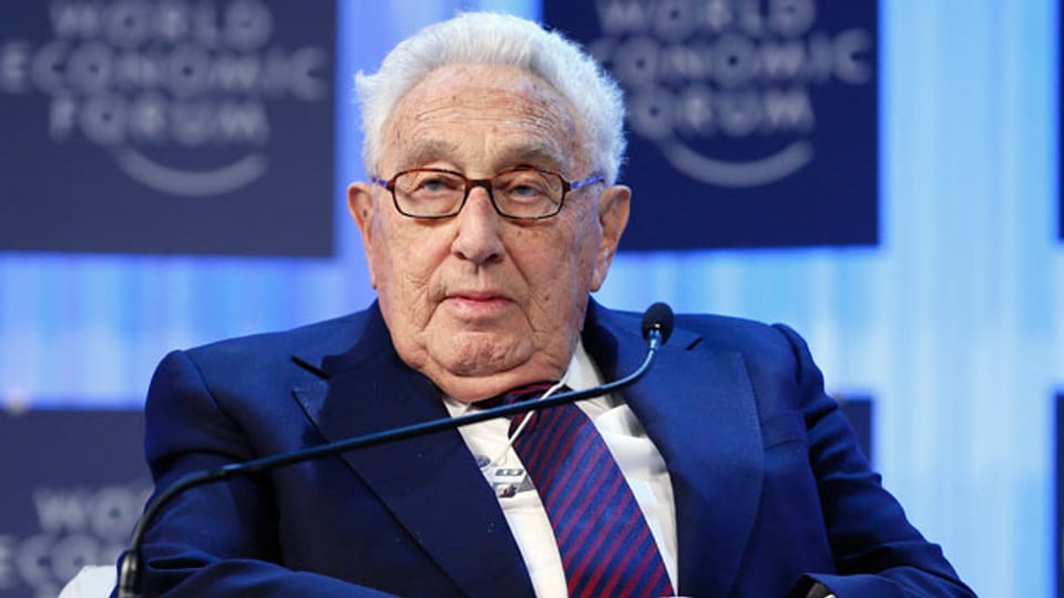 Henry Kissinger am World Economic Forum (WEF) in Davos am 24. Januar 2013.