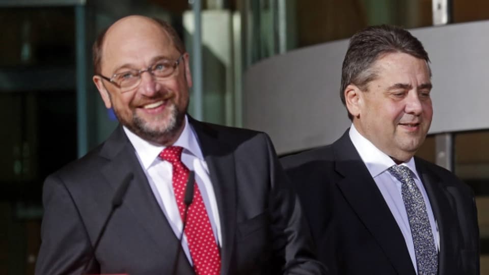 Statt Sigmar Gabriel (rechts) soll Martin Schulz Kanzler für die SPD werden