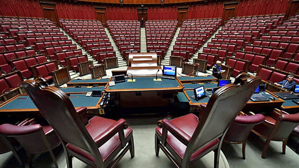 Ex-Premier Matteos Renzis Wahlgesetz hat sich nicht durchgesetzt. Das Oberste Gericht hat es zerzaust. Bild: Italienisches Parlament.