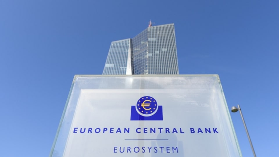 Die Europäische Zentralbank mit Sitz in Frankfurt.