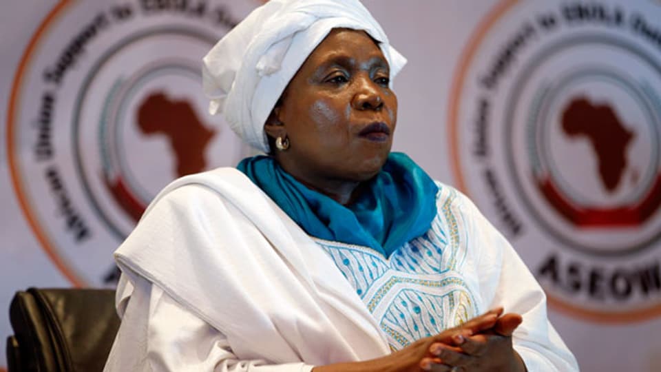 Die Südafrikanerin Nkosazana Dlamini-Zuma ist eine Ärztin und Politikerin. Seit Juli 2012 ist sie Kommissionsvorsitzende der Afrikanischen Union.
