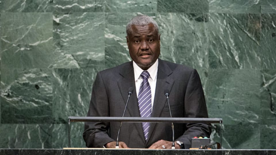 Moussa Faki Mahamat, Aussenminister des Tschadwird wird neuer Vorsitzender der Afrikanischen Union.
