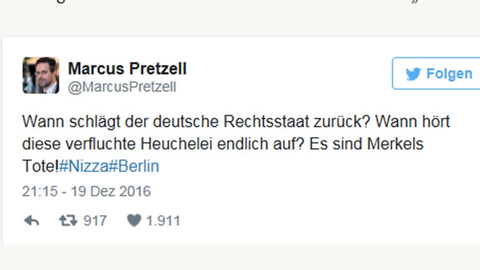 Markus Pretzell ist Chef der rechtspopulistischen Alternative für Deutschland, AfD, in Nordrhein-Westfalen.