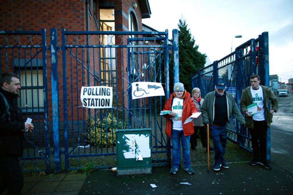 Wahllokal in West-Belfast