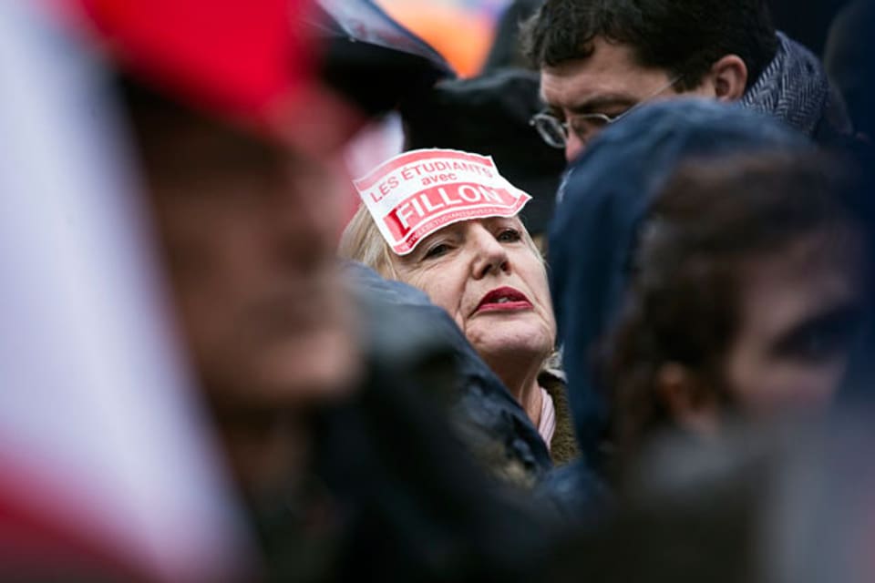 Kundgebung für François Fillon in Paris