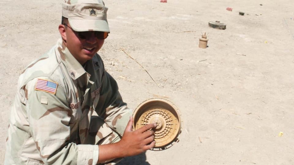 Explosive Hinterlassenschaft: Landminen sind im Irak eine grosse Gefahr für die Zivilbevölkerung.