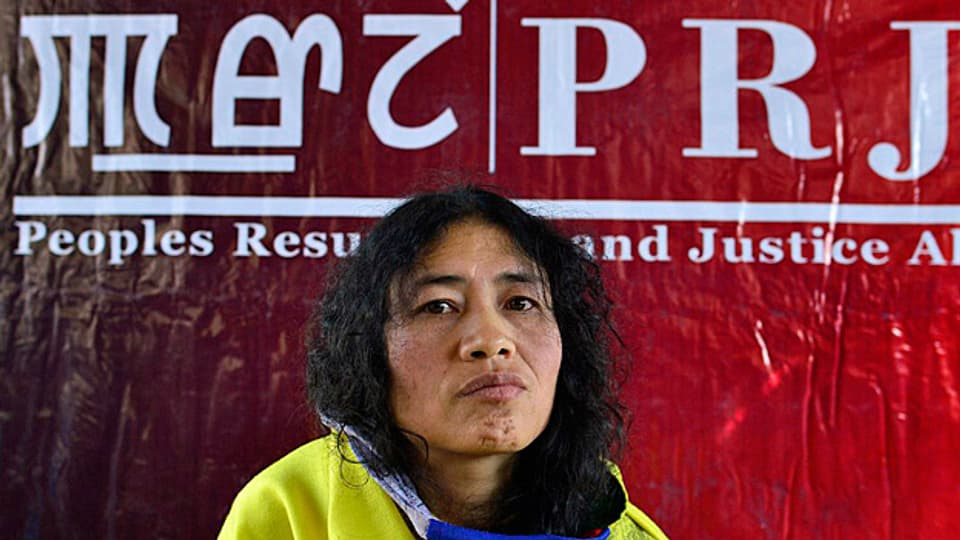 «Ich bin nicht aus Eisen», sagt die indische Aktivistin Irom Sharmila. Sie kämpft aber eisern gegen das Militärgesetz in ihrer Heimat, dem indischen Gliedstaat Manipur.