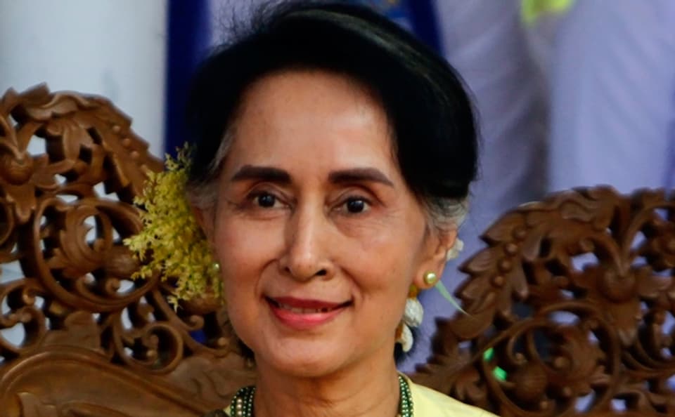 Die burmesische Regierungschefin und Aussenministerin Aung San Suu Kyi.