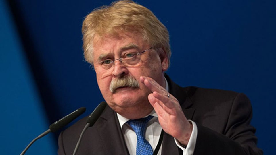 Elmar Brok am 29. Parteitag der CDU in Essen.