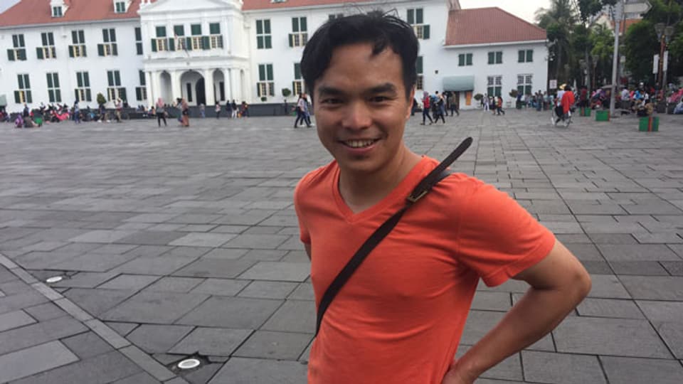 Batavia heisst die Altstadt von Jakarta. Chinesische Migranten bauten die historische Stadt, erzählt Adi Kurniadi.