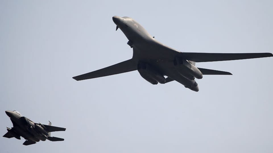 US-Langstreckenbomber übten über Südkorea. Archivbild.