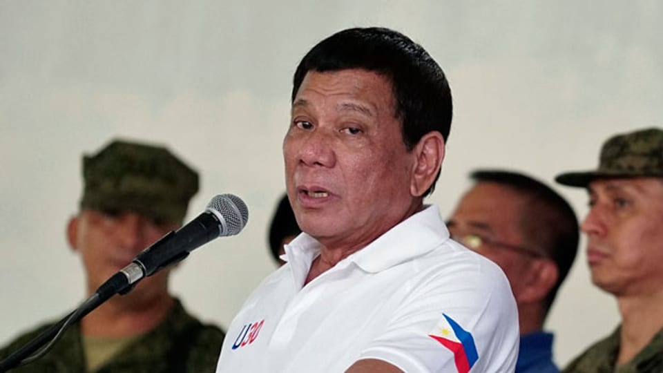 Rodrigo Duterte, Präsident der Philippinen.