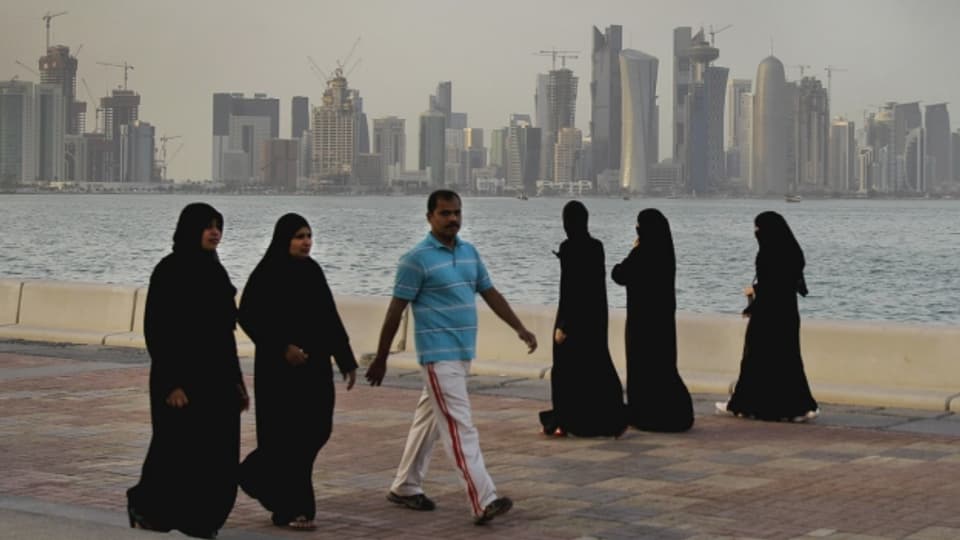 Die Hauptstadt von Doha im Emirat Katar.