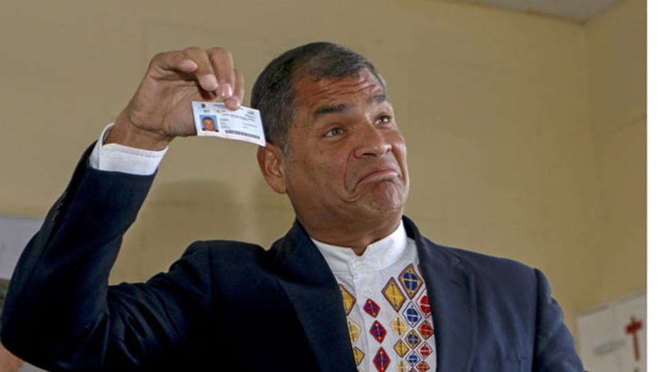 Der Ecuadorianische Präsident Rafael Correa.
