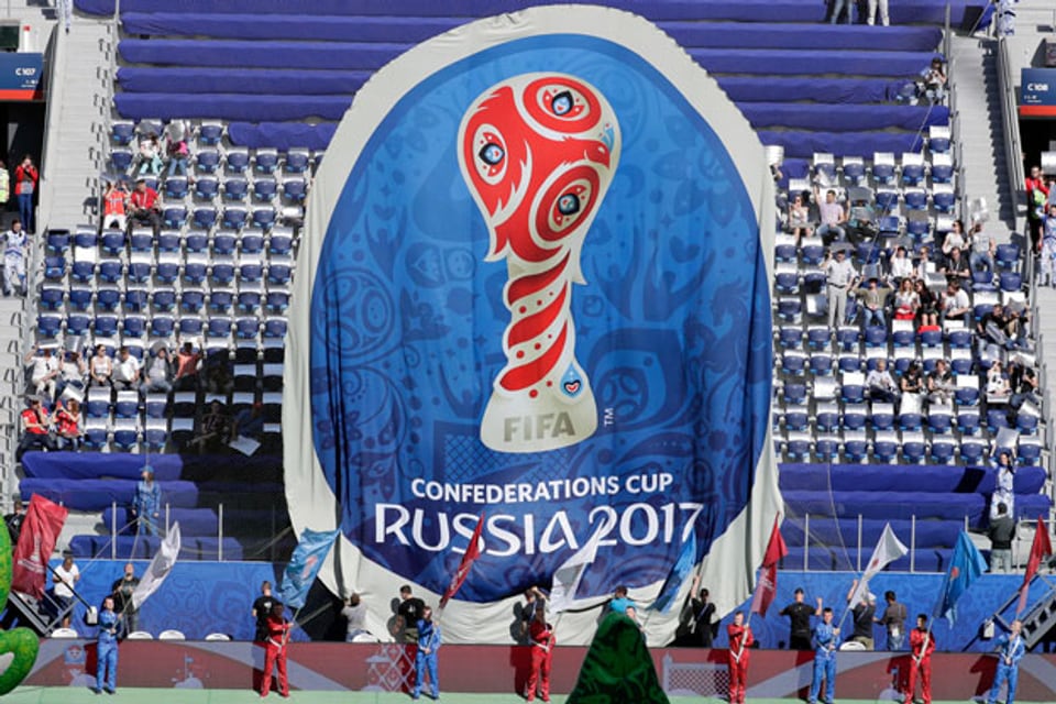 Eröffnung des Confederations Cups in St. Petersburg
