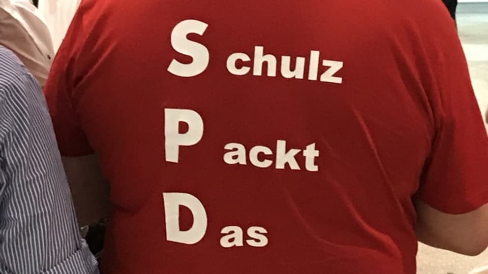 SPD-Delegierter in Dortmund.