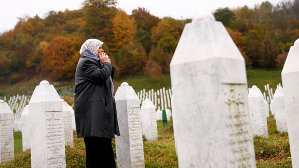 Beim Völkermord von Srebrenica wurden 8000 Muslime von serbischen Einheiten getötet.
