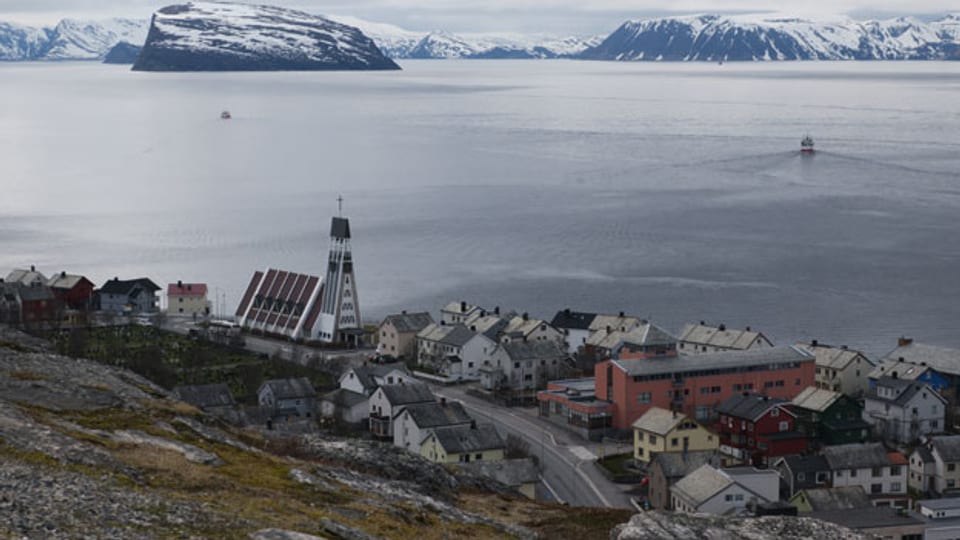 Mit dem Schneewittchen-Gasfeld einen regelrechten Boom erlebt: Hammerfest, nördlichste Stadt Europas in Norwegen.