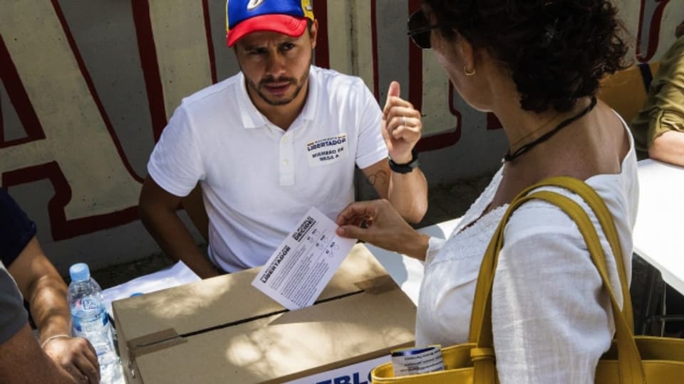 Die Regierungsgegner in Venezuela hoffen auf ein symbolisches «Nein» zu den Verfassungsplänen des Präsidenten.