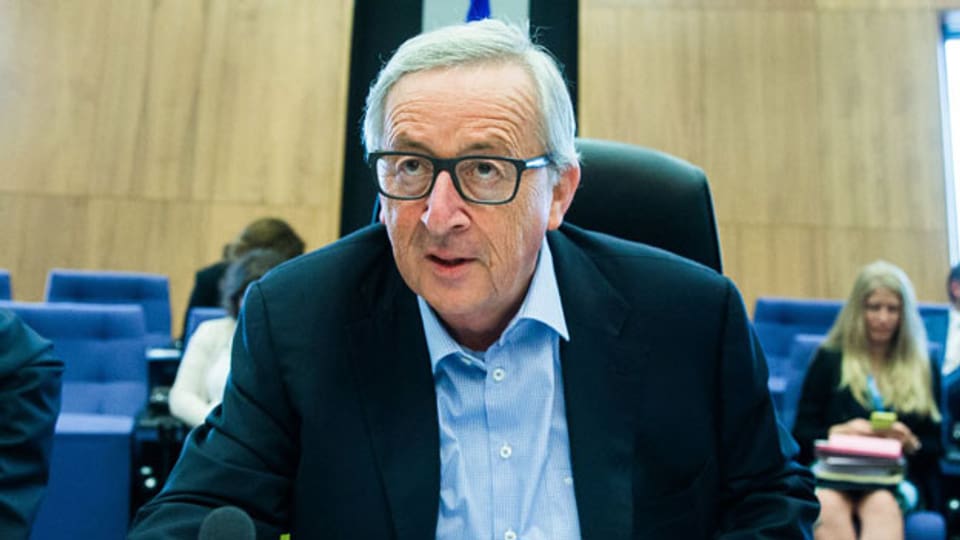 Kommissionspräsident Jean-Claude Juncker droht den Amerikanern mit Gegenmassnahmen.