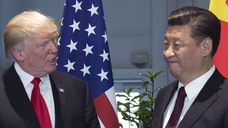 US-Präsident Donald Trump und der chinesische Präsident Xi Jinping.