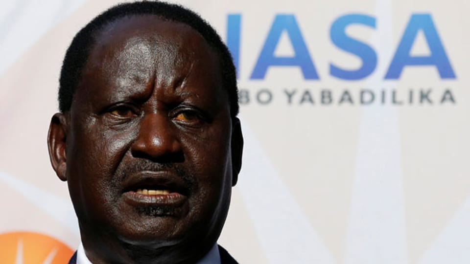Herausforderer Odinga hat Kenyatta Wahlbetrug vorgeworfen.
