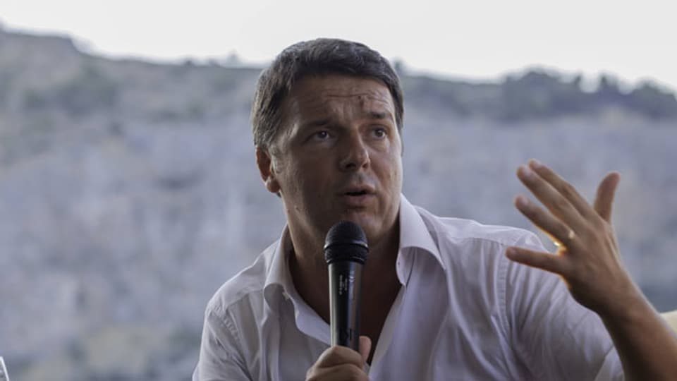 Der frührere Premier Matteo Renzi.