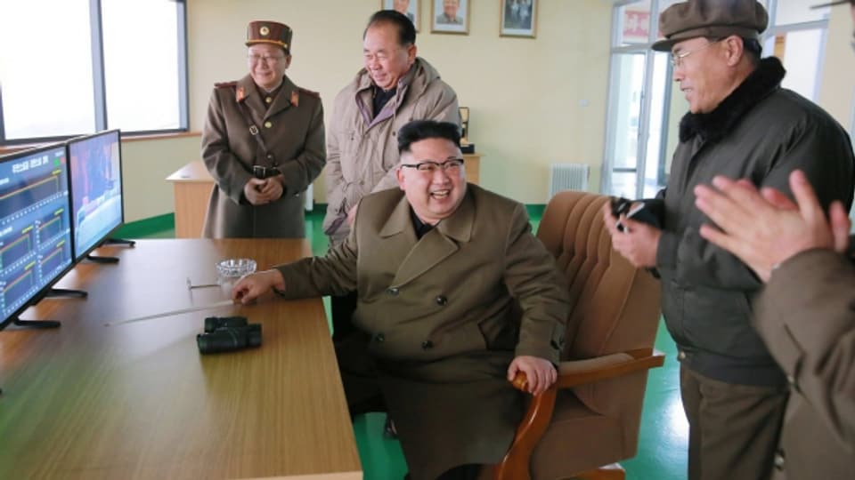 Nordkoreas Machthaber Kim Jong Un provoziert Japan mit einem erneuten Raketentest.