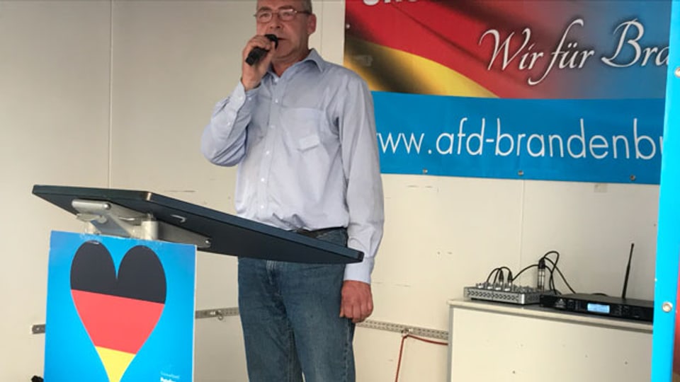 Klaus Riedelsdorf, Geschäftsführer der AfD in Brandenburg.