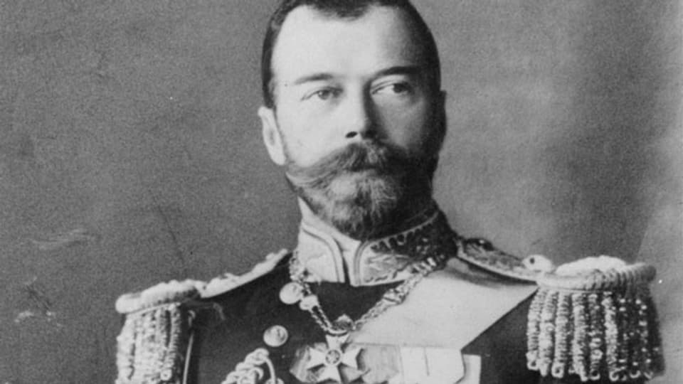 Portrait des russischen Zaren Nikolaus II.
