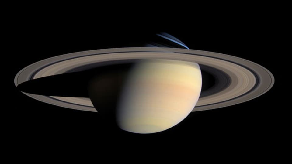 Planet Saturn aufgenommen von der Raumsonde Cassini.