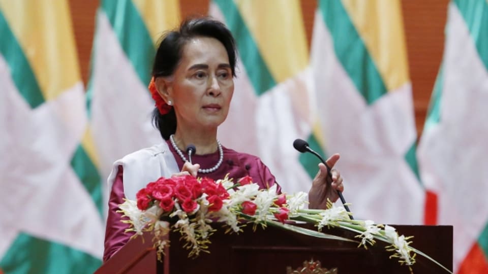 Das Vorgehen des Militärs verurteilte sie nicht - Aung San Suu Kyi in ihrer Rede über den Konflikt mit den Rohingya in Burma