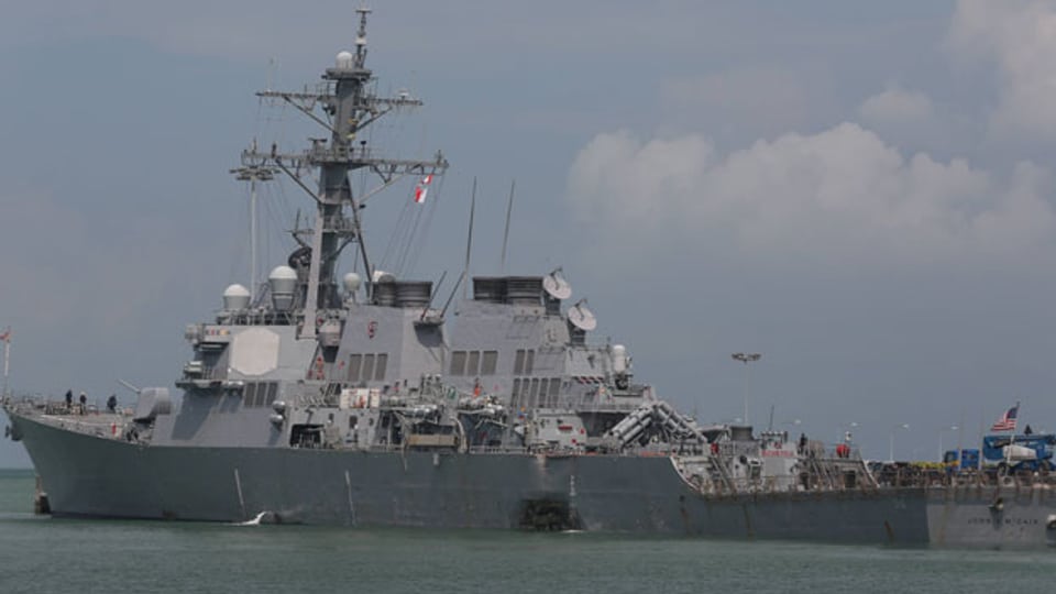 Im August 2017 kollidierte der Zerstörer USS John S. McCain mit einem unter liberianischer Flagge fahrenden Öltanker.
