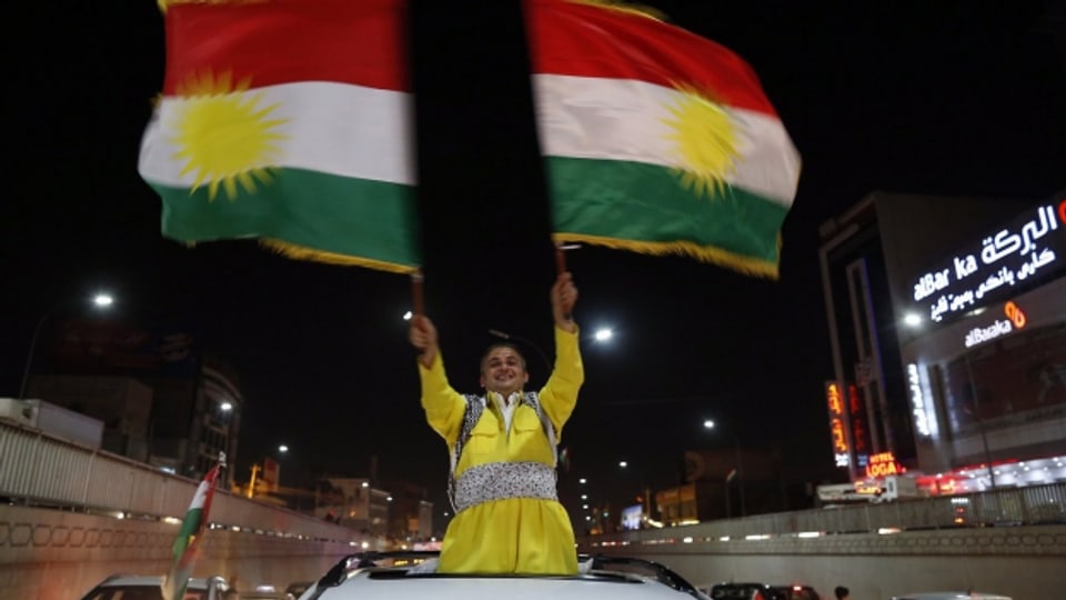 Die Kurden feiern das Resultat der Abstimmung im Irak.