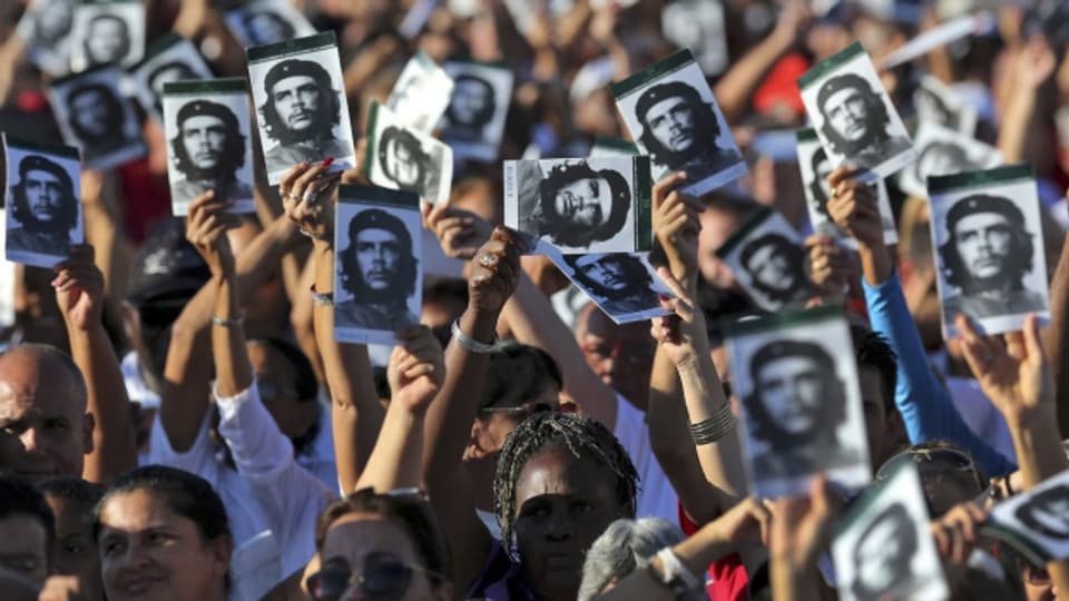 Gedenktag an Che Guevara in Kuba.