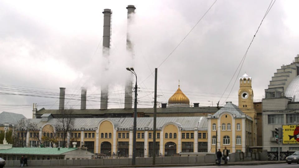 Fabrik in Moskau.