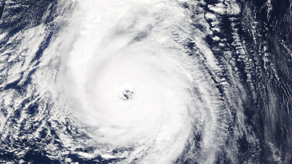Satelliten-Aufnahme des Hurrikans «Ophelia»