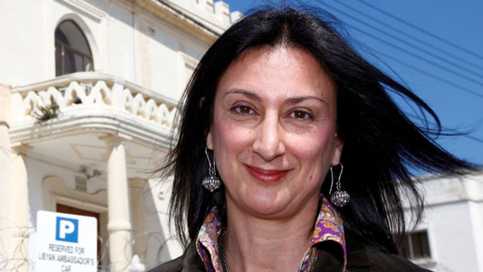 Die Bloggerin Caruana Galizia hatte der Regierung von Malta Korruption vorgeworfen.