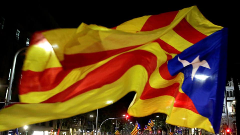 Katalanische Fahne.