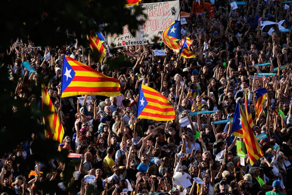 Grossdemonstration in Barcelona