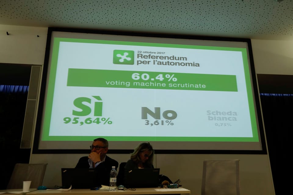 Abstimmungslokal in Milano