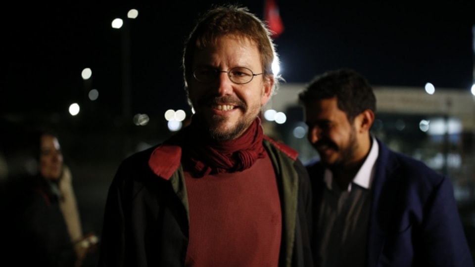 Lächeln nach der Freilassung. Peter Steudtner konnte die Untersuchungshaft in der Türkei in der Nacht auf Donnerstag verlassen.