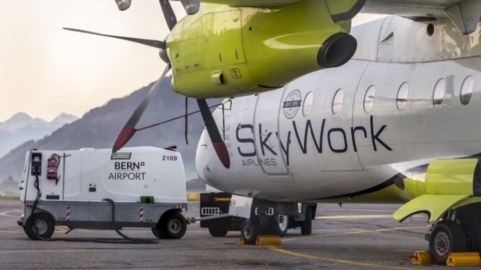 Die Berner Fluggesellschaft Skywork ist immer noch auf der Suche nach Investoren.