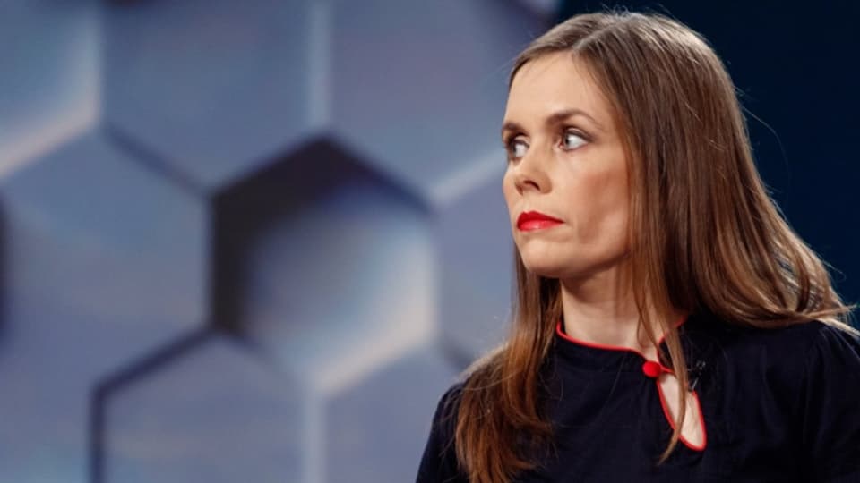 Katrin Jakobsdottir vom grün-linken Bündnis gehört zu den Gewinnerinnen der Wahlen in Island.