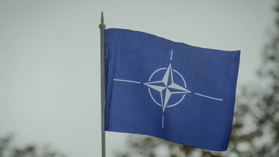 Nato-Flagge.